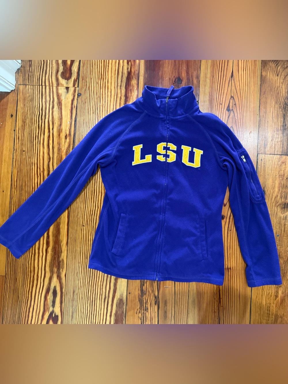 Colosseum LSU Purple and Yellow Varsity Jacket